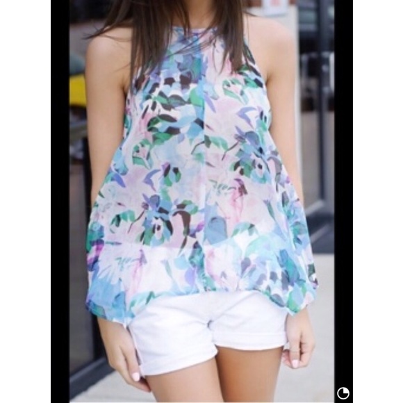 💕JACK BB DAKOTA💕 Felicia Sleeveless Halter Top Small S NWT - Picture 2 of 16